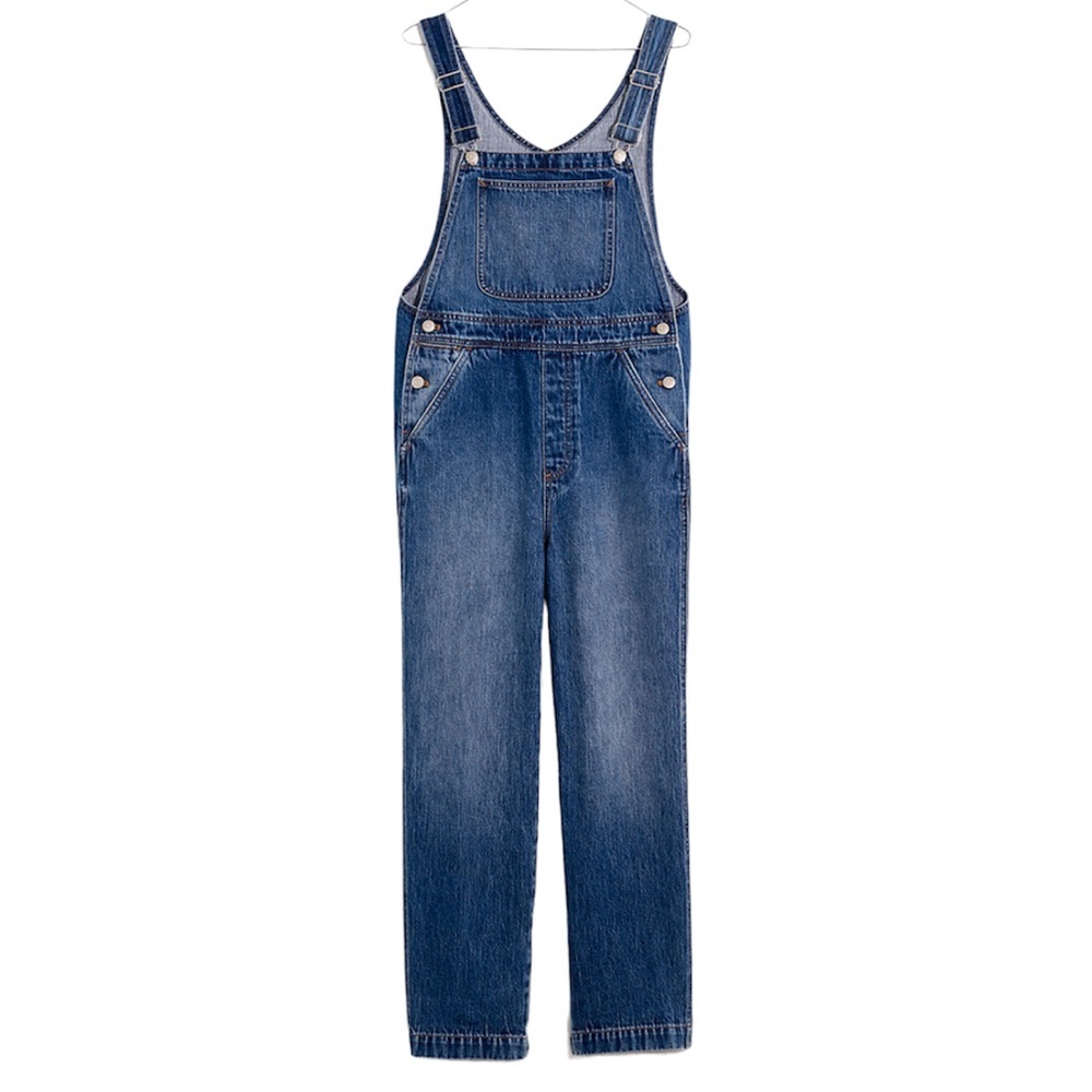 Madewell Relaxed Overalls in Irwell Wash Size Medium NWT